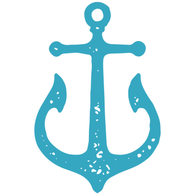 Dekoratif deniz çeliği keskin gemi teçhizatı mavi grunge deseni çizimi için delik. Klasik deniz taşımacılığı donanma sembolü el çizimi tasarımı izole edilmiş.