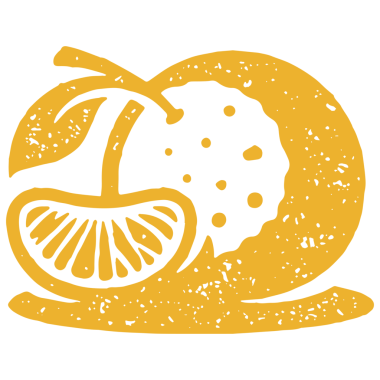 El çizimi taze ve lobule olgun turuncu dal yaprağı sarı minimalist tasarım grunge doku çizimi. İştah açıcı mevsimlik Mandarin Yaz mevsimlik narenciye vitamin meyvesi