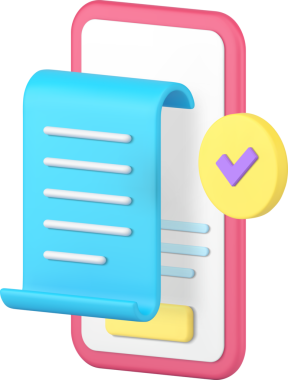 Çevrimiçi Ödeme Faturası Faturası Bankacılık Akıllı Telefon Uygulaması 3D Simgesi Gerçekçi