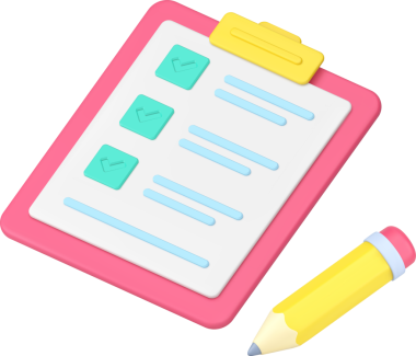 Yapılması gereken tüm notları listelemek için görev işaretini yazmak için pano kalem 3d simgesi gerçekçi