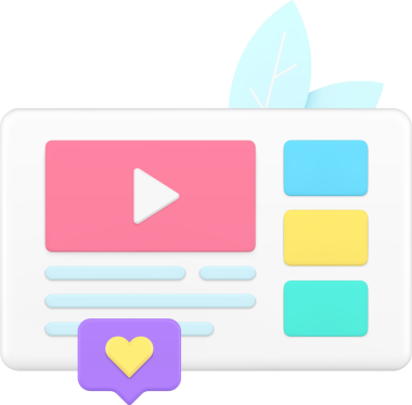 Ortam içeriği internet tarayıcı video oynatıcı web eğlence sosyal ağı 3d simgesi