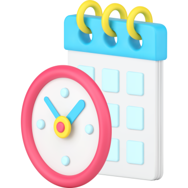 Zaman yönetimi son teslim tarihi ajanda denetimi geri sayım üretkenlik pazarlama stratejisi 3d simgesi