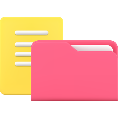 Belge kağıdı sayfa dizini depolama verisi siber uzay katalog organizasyonu 3d simgesi