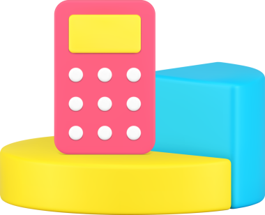 İş mali analiz şeması hesaplama muhasebe hesaplama yatırım 3d simgesi