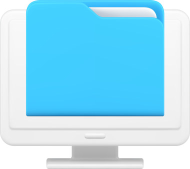 Siberuzay belge dosya dizini veritabanı arşivi yönetim bilgisayarı monitörü 3d simgesi