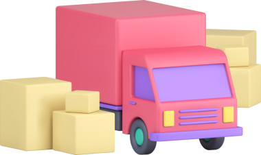 Kargo Taşıma Posta Taşıma Lojistik Dağıtım Servisi 3D simgesi