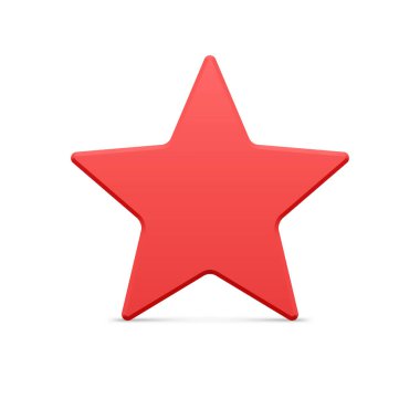 Mavi gerçekçi kırmızı, Noel dekoratif tasarım tatil kutlaması çizimi için klasik yıldız. Yumuşak amblem şenlik çerçevesi Yeni Yıl mücevheri izole edildi