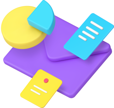 Dijital pazarlama e-postası gelen mesaj 3D simge gerçekçi illüstrasyonunu analiz ediyor. Elektronik posta yönetimi destek analizi optimizasyonu sosyal medya iletişim gelen kutusu veri servisi