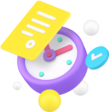 Zaman yönetimi verimliliğinin 3d gerçekçi illüstrasyonunu listelemek için son tarih. Verimlilik iş organizasyonu ve iş planlama süreci optimizasyon stratejisi iş akışı