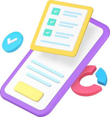 Verimlilik ve verimlilik, akıllı telefon uygulaması 3D gerçekçi resimleme analizi. İş akışı stratejisi organizasyon analizi mobil uygulamasını listeleyecek zaman yönetimi