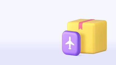 Hava postası kargo yazışmaları posta kuryesi teslimat fotokopi uzay afişi şablonu. Havayolu ticari nakliye uçağı nakliye nakliyat ithalat hizmeti