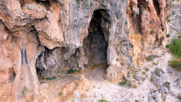 Hintergrund Der Jahrtausende Alten Felsen Felsformation Der Sandsteinberge — Stockfoto