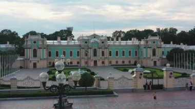 Mariinskyi Sarayı başkanlık binası Ukrayna 'da. Kyiv 'i gezmek.
