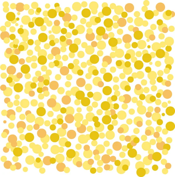 stock vector Abstract spotted colored pattern in yellow and gold on transparent background 