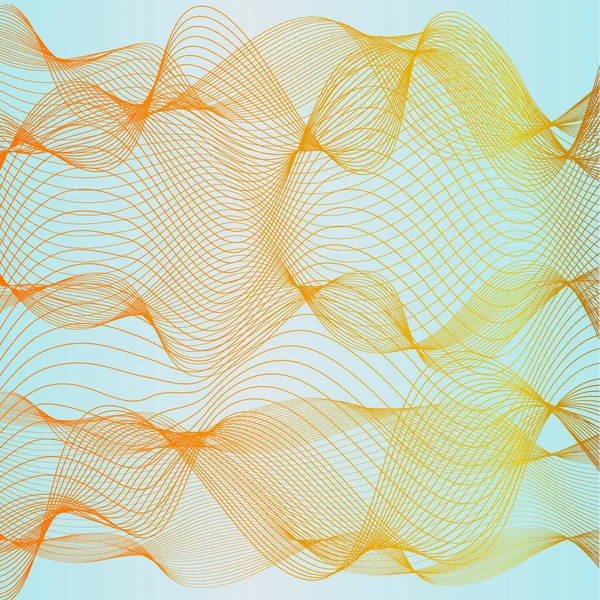 Abstract Colored Curved Pattern Effect Drawing Retro Style Gradient Light — Stock Photo, Image