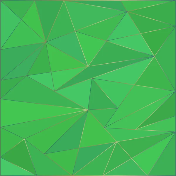 Grün Gefärbte Abstrakte Hintergrund Mit Metallgradienten Striche Zeichnung Zeitgenössischen Low — Stockfoto