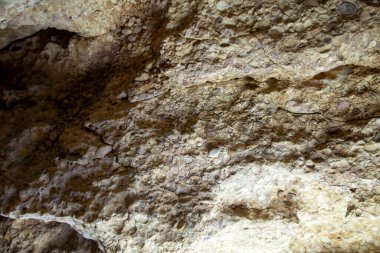Cave first Paleolithic 37000 years sanctuary in Catalonia, L'Espluga de Francoli village, Tarragona province, Catalonia.