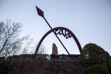 Cave first Paleolithic 37000 years sanctuary in Catalonia, L'Espluga de Francoli village, Tarragona province, Catalonia.