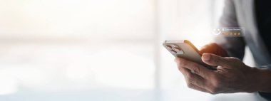 Product or service review ideas from customers, writing reviews from customers who use the products and services of the store to express their satisfaction and increase the credibility of the store.