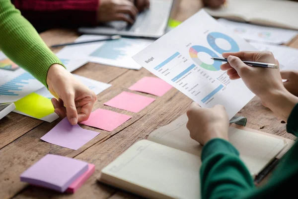 Meeting Founders Startups Startup Company Sales Team Meetings Brainstorming Summary — Stock Photo, Image