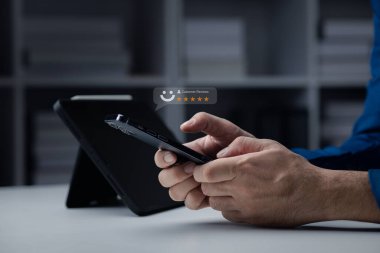 Product or service review ideas from customers, writing reviews from customers who use the products and services of the store to express their satisfaction and increase the credibility of the store.