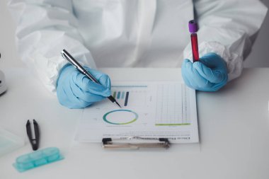 Laboratuvar, hastanelerden alınan hastaların ve laboratuvar asistanlarının hastalardan kan örnekleri toplayarak elde edilen kan örneklerini incelemek ve araştırmak için bilimsel araştırmalarda kullanılır. Laboratuvar kavramı.