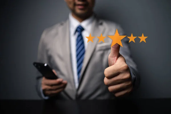 Product Service Review Ideas Customers Writing Reviews Customers Who Use — 图库照片