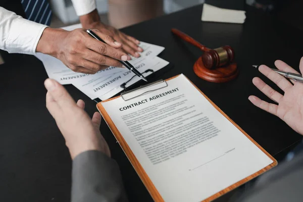 Lawyers give advice to clients and draft contracts. Lawyers seek legal information to plan for representing clients in cases and draft case employment contracts, using the law. Lawyer concept.