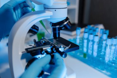 Bir bilim adamı yabancı kirleticileri incelemek için laboratuvarda mikroskop kullanıyordu. Sonuçlar yanlış çıktığında bir kimyager mikroskop kullanarak araştırma yaptı.