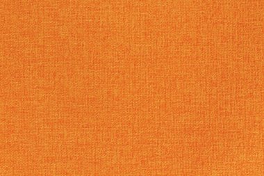 Arka plan için turuncu kumaş dokusu, doğal tekstil deseni.