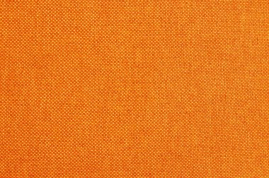 Arka plan için turuncu kumaş dokusu, doğal tekstil deseni.