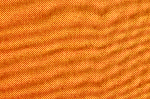 stock image Orange fabric cloth texture for background, natural textile pattern.