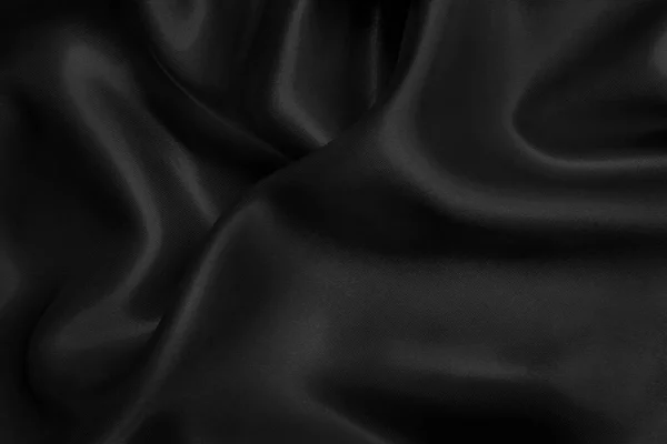 Black Grey Fabric Texture Background Detail Silk Linen Pattern — Fotografia de Stock