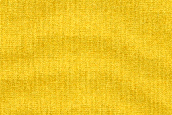 以黄色面料面料为背景 天然纺织品图案 — 图库照片
