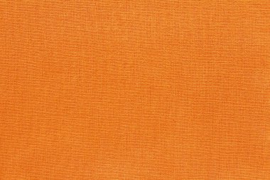 Arka plan için turuncu pamuk kumaş dokusu, doğal tekstil deseni.