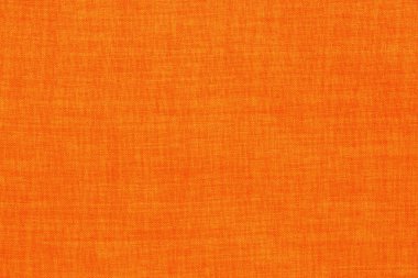 Arka plan için turuncu kumaş dokusu, doğal tekstil deseni.