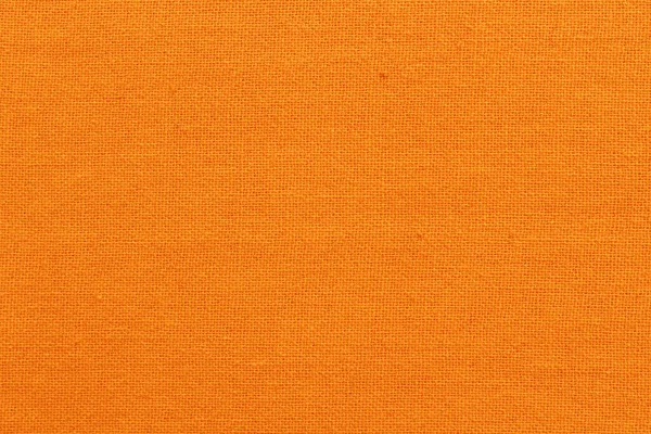 背景のためのオレンジ綿生地の布のテクスチャ 天然繊維パターン — ストック写真