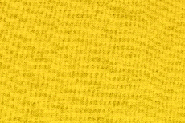 背景のための黄色の綿生地の布のテクスチャ 天然繊維パターン — ストック写真