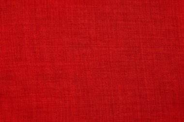 Arka plan için koyu kırmızı kumaş kumaş dokusu, doğal tekstil deseni..