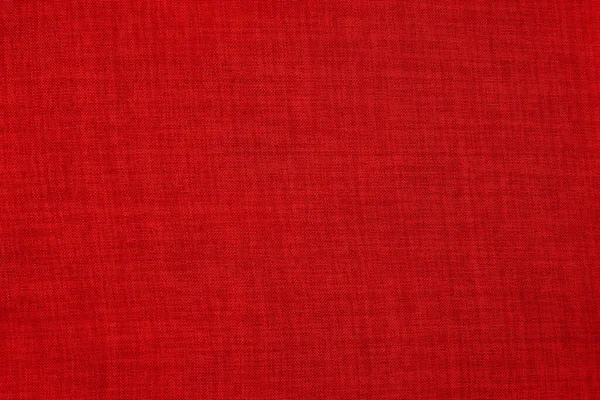 Tecido Linho Vermelho Escuro Textura Pano Para Fundo Padrão Têxtil — Fotografia de Stock