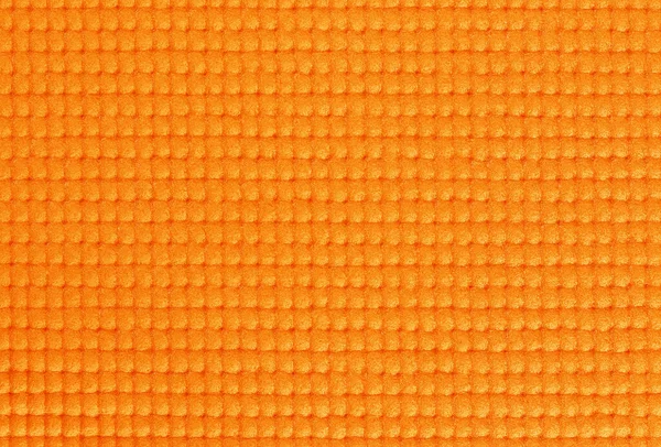 橙色瑜伽垫纹理 背景橡胶图案 — 图库照片