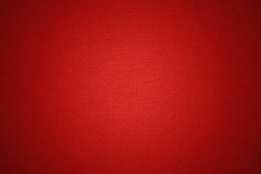 Arka plan için koyu kırmızı pamuk kumaş dokusu, doğal tekstil deseni.