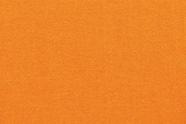 背景のためのオレンジ綿生地の布のテクスチャ 天然繊維パターン — ストック写真