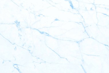 Arkaplan ve tasarım iç veya dış görünümü için yüksek çözünürlüklü açık mavi mermer dikişsiz doku, karşı üst görünüm.