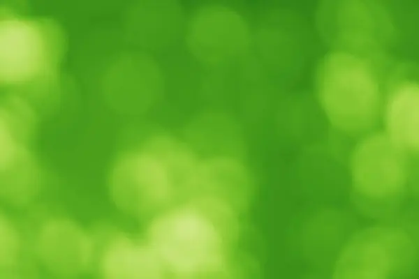 Grünes Bokeh Abstrakt Muster Aus Verschwommenem Hellem Licht Natürlichen Hintergrund Stockfoto