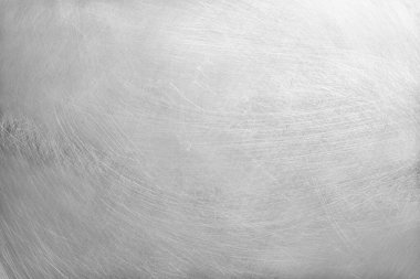 Arkaplanı çizilmiş eski alüminyum metalin dokusu.