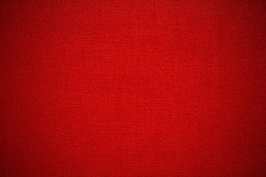 Arka plan için koyu kırmızı pamuk kumaş dokusu, doğal tekstil deseni.