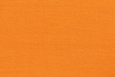 Arka plan için turuncu kumaş dokusu, doğal tekstil deseni.
