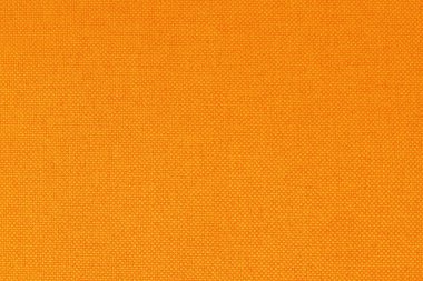 Arka plan için turuncu kumaş dokusu, doğal tekstil deseni.