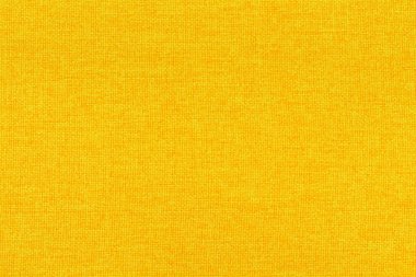 Arkaplan için sarı kumaş dokusu, doğal tekstil deseni.